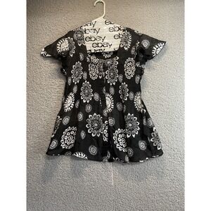 Sere Nade Blouse Tunic Top Womens‎ Medium  Floral